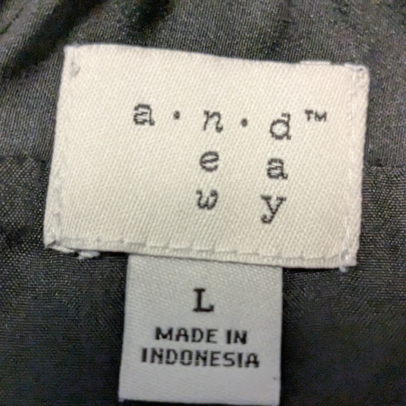 A New Day Black and White Polka Dot  Asymmetrical Ruffle Skirt Dress Sz.XL - Picture 14 of 14